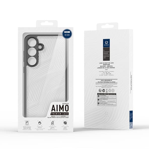 DUX DUCIS Samsung Galaxy S25 Kuori Aimo Series Musta