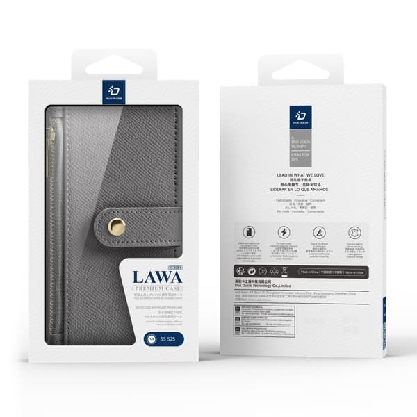 DUX DUCIS Samsung Galaxy S25 Kotelo 2-in-1 Lawa Series MagSafe Harmaa
