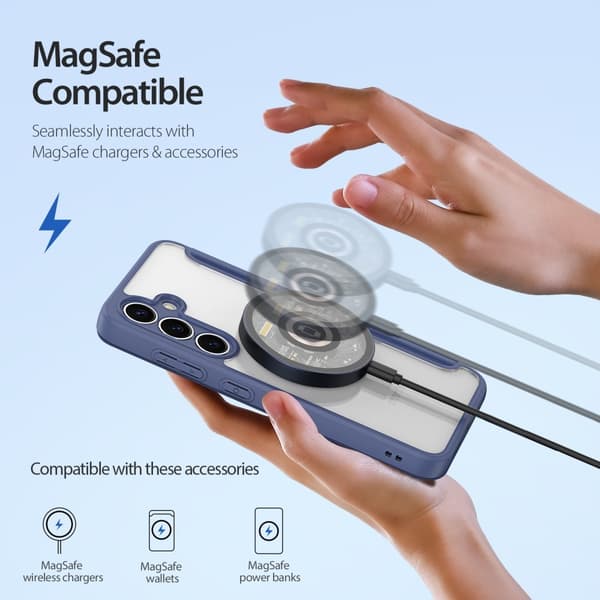 DUX DUCIS Samsung Galaxy S25 Fodral Skin X Pro Series MagSafe Blå