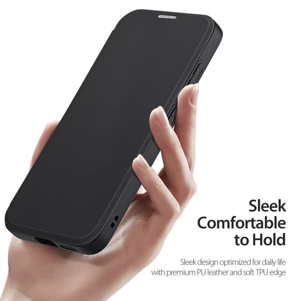 DUX DUCIS Samsung Galaxy S25 Kotelo Skin X Pro Series Kickstand MagSafe Musta