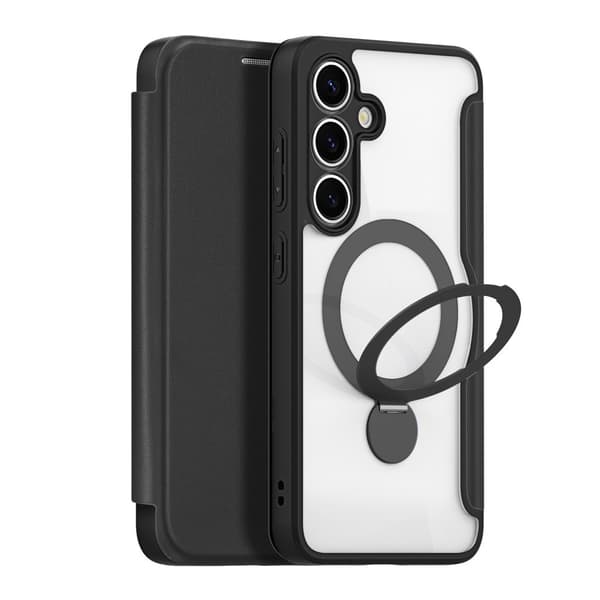 DUX DUCIS Samsung Galaxy S25 Kotelo Skin X Pro Series Kickstand MagSafe Musta
