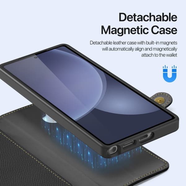 DUX DUCIS Samsung Galaxy S25 Ultra Kotelo 2-in-1 Lawa Series MagSafe Musta