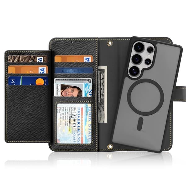 DUX DUCIS Samsung Galaxy S25 Ultra Kotelo 2-in-1 Lawa Series MagSafe Musta