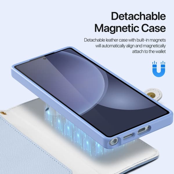 DUX DUCIS Samsung Galaxy S25 Ultra Etui 2-in-1 Lawa Series MagSafe Blå