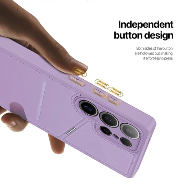 DUX DUCIS Samsung Galaxy S25 Ultra Kuori Rafi II Series MagSafe Violetti