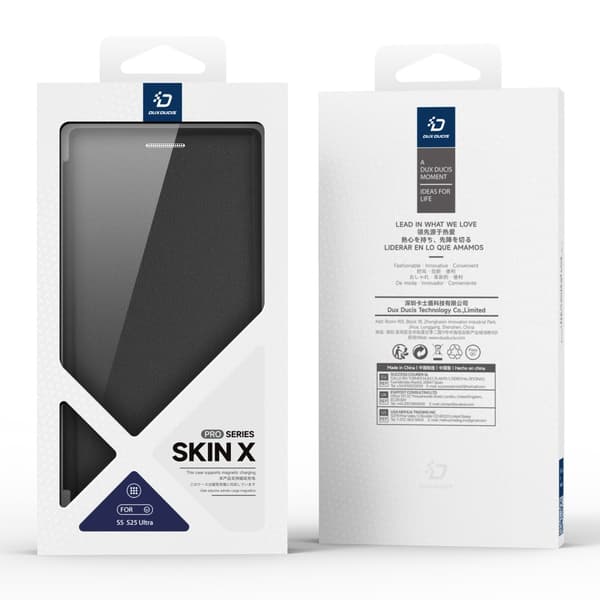 DUX DUCIS Samsung Galaxy S25 Ultra Kotelo Skin X Pro Series MagSafe Musta