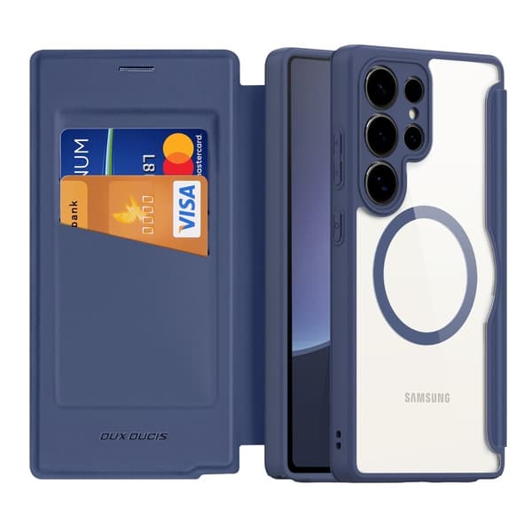 DUX DUCIS Samsung Galaxy S25 Ultra Etui Skin X Pro Series MagSafe Blå