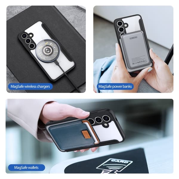 DUX DUCIS Samsung Galaxy S25 Plus Etui Skin X Pro Series MagSafe Sort