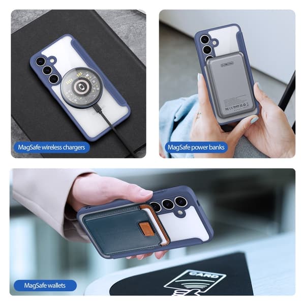 DUX DUCIS Samsung Galaxy S25 Plus Etui Skin X Pro Series MagSafe Blå