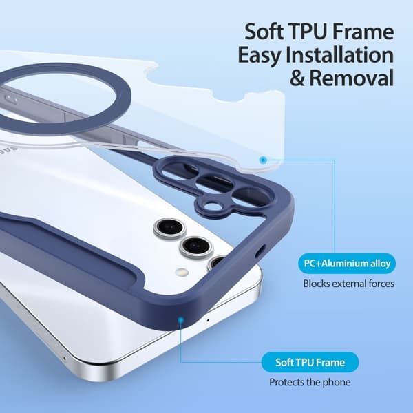 DUX DUCIS Samsung Galaxy S25 Plus Etui Skin X Pro Series MagSafe Blå