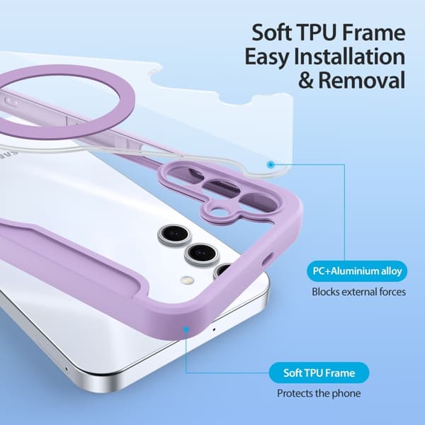 DUX DUCIS Samsung Galaxy S25 Plus Fodral Skin X Pro Series MagSafe Lila