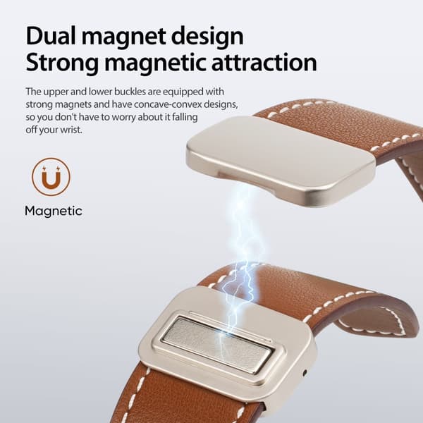 DUX DUCIS Samsung Galaxy Watch 20mm Armbånd YA Series Brun
