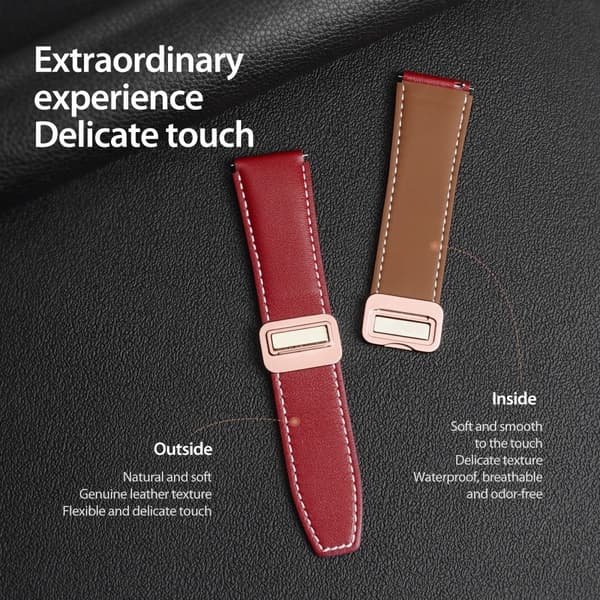 DUX DUCIS Samsung Galaxy Watch 20mm Armband YA Series Röd