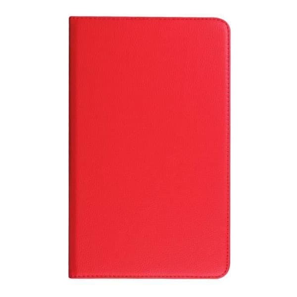 Samsung Galaxy Tab A6 10.1 Fodral - 360 Rotation Läderfodral Skydd för Samsung Tab A6 10.1 SM-T580/T585 surfplatta – Röd
