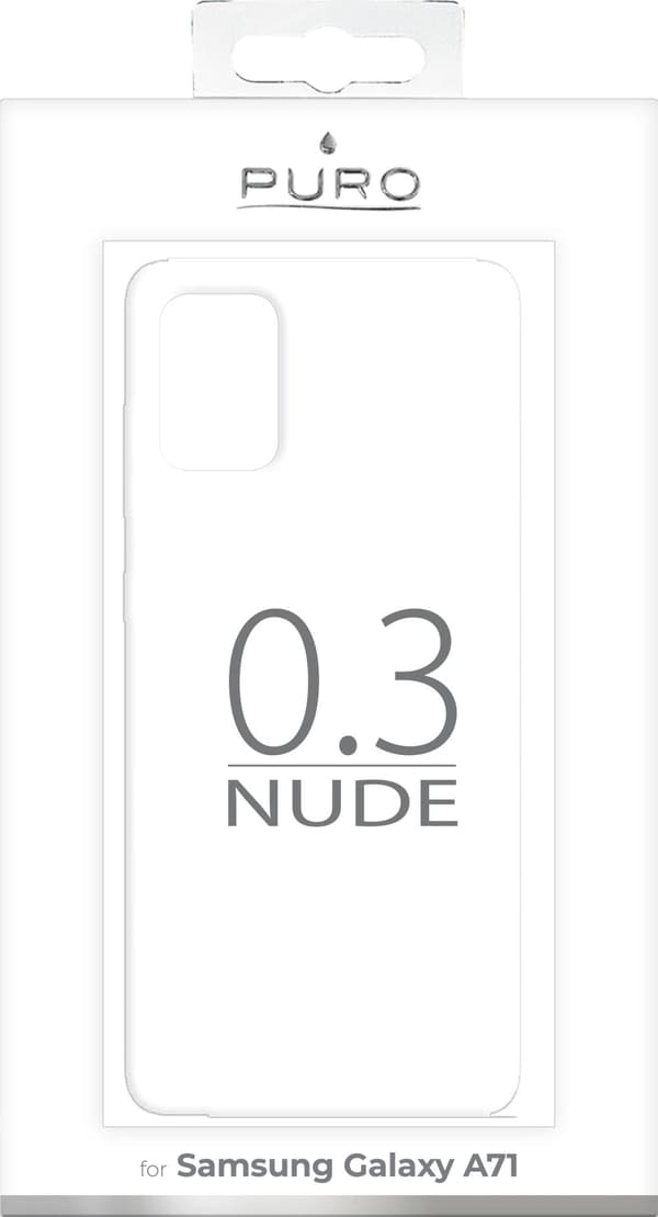 Samsung Galaxy A71, 0.3 Nude Cover, Transparent