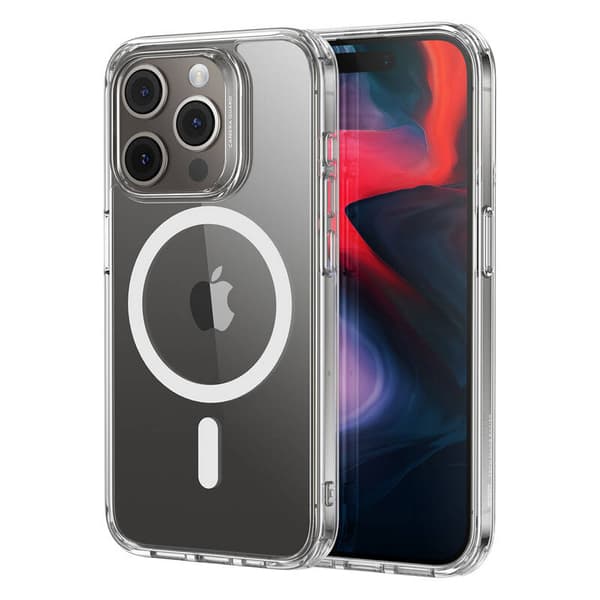 ESR Classic Hybrid (HaloLock) Fodral för iPhone 15 Pro (transparent)