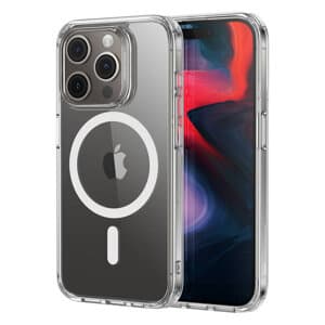 ESR Classic Hybrid (HaloLock) Fodral för iPhone 15 Pro (transparent)