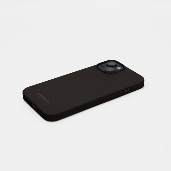 MobileFriend iPhone 13/iPhone 14/iPhone 15 Cover Silikone Sort