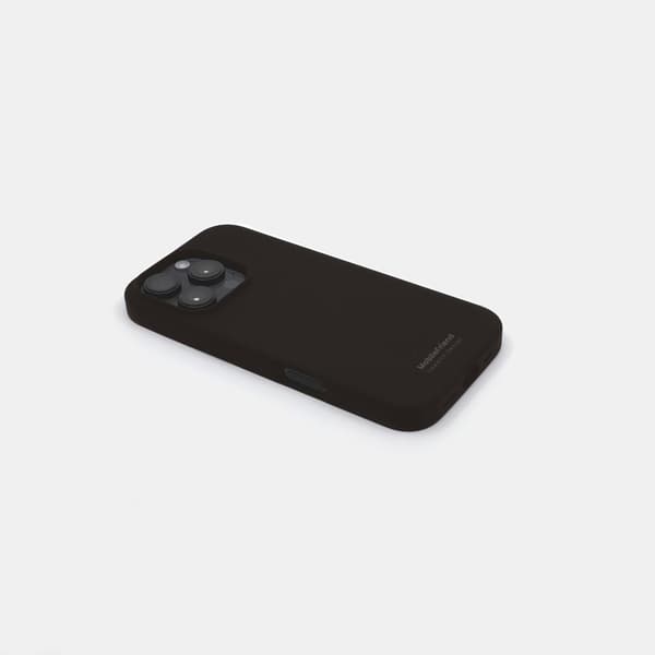 MobileFriend iPhone 16 Pro Max Kuori Silikoni Musta