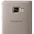 Miniatyrbild 4 av 4: Samsung - Original Gold Flip Wallet-fodral för Samsung Galaxy A3 2016