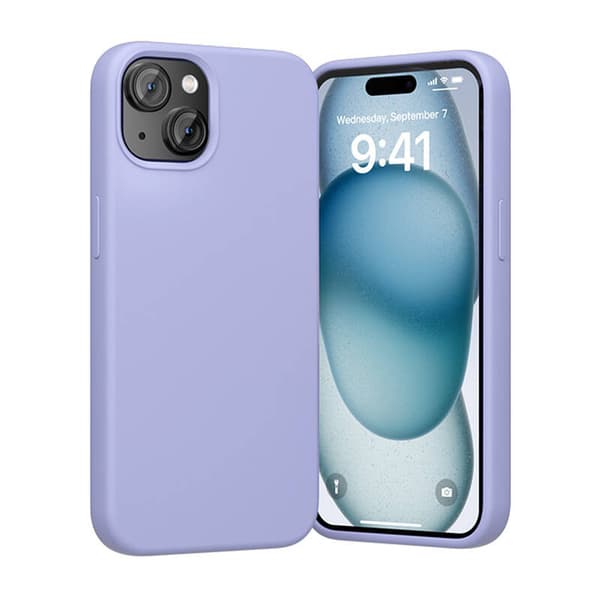 Vention KUFV0-10 Silikonetui til iPhone 15 (lilla)