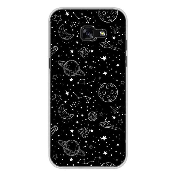 Tryckt silikonfodral som är kompatibelt med Samsung Galaxy A3 2017 Galaxy draw