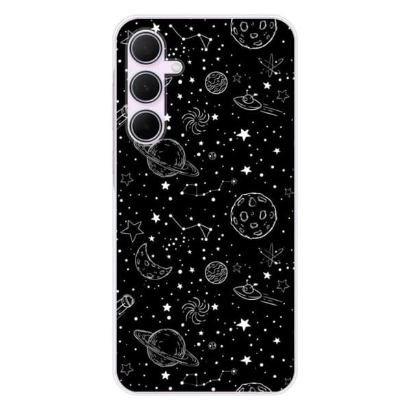 Tryckt silikonfodral som är kompatibelt med Samsung Galaxy A55 5G Galaxy draw