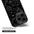 Miniatyrbild 6 av 6: Tryckt silikonfodral som är kompatibelt med Apple iPhone 14 Pro Galaxy draw
