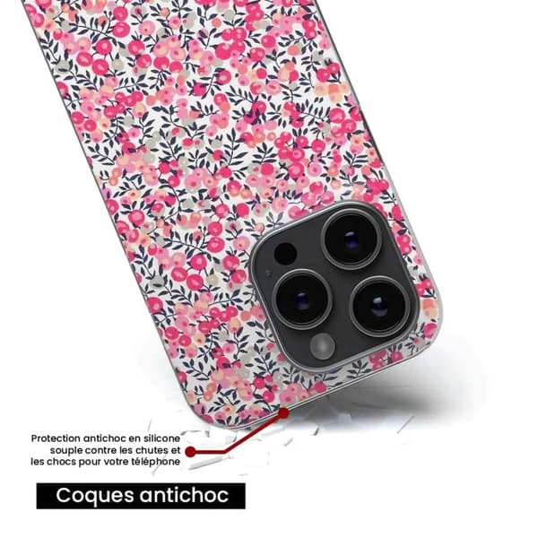 Tryckt silikonfodral kompatibelt Samsung Galaxy S23 FE Liberty Wiltshire Rose