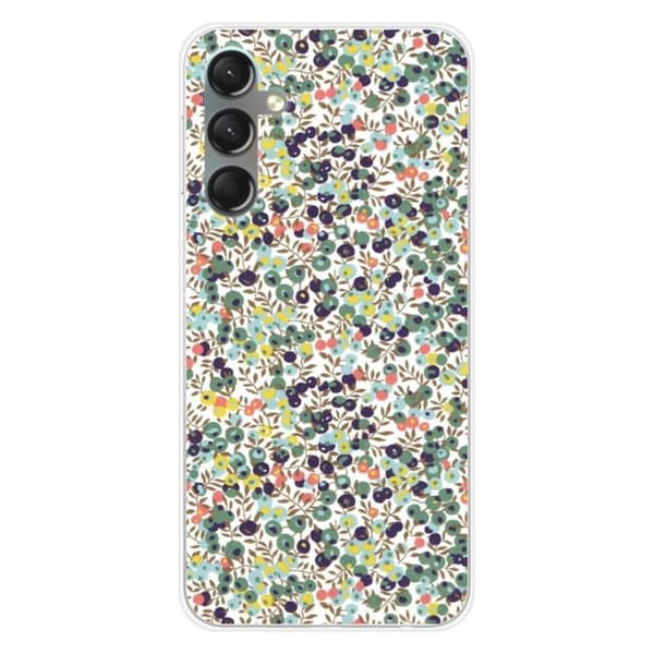 Tryckt silikonfodral kompatibelt Samsung Galaxy A24 4G Liberty Wiltshire Green