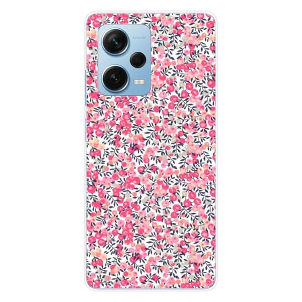 Tryckt silikonfodral kompatibelt med Xiaomi Redmi Note 12 Pro Plus Liberty Wiltshire Rose