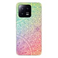 Miniatyrbild 1 av 6: Siliconfodral med tryck - 1001 fodral - Xiaomi 13 - Pastell Mandala - Optimal skydd - Semi-rigid