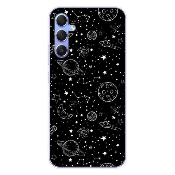 Tryckt silikonfodral som är kompatibelt med Samsung Galaxy A34 5G Galaxy draw