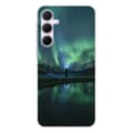 Miniatyrbild 1 av 6: Tryckt silikonfodral som är kompatibelt med Samsung Galaxy A55 5G Northern Lights