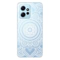 Miniatyrbild 1 av 6: Tryckt silikonfodral som är kompatibelt med Xiaomi Redmi Note 12 4G Mandala vit