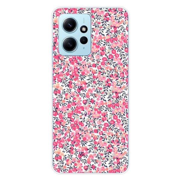 Tryckt silikonfodral kompatibelt Xiaomi Redmi Note 12 4G Liberty Wiltshire Rose