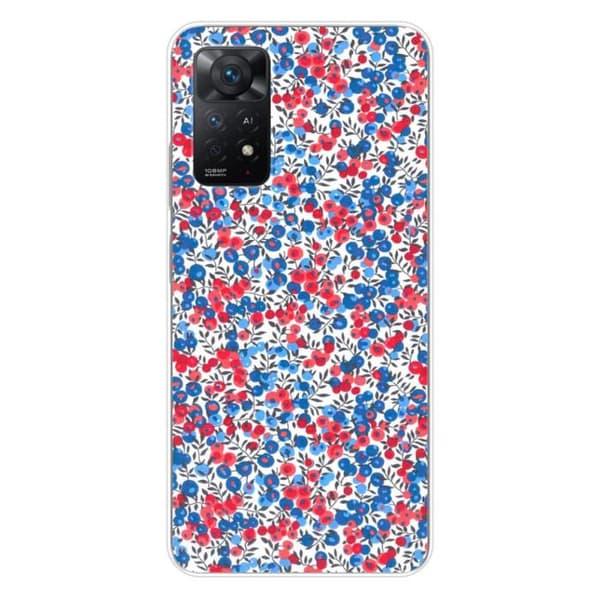 Tryckt silikonfodral kompatibelt Xiaomi Redmi Note 11 Pro Plus 5G Liberty Wiltshire Blue
