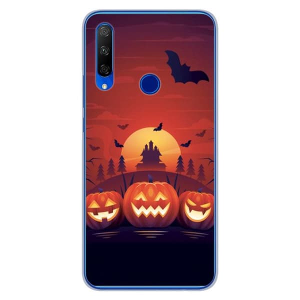 Siliconfodral med tryck - Huawei - Honor 9X - Flerfärgad - Halvstyv - Optimal skydd