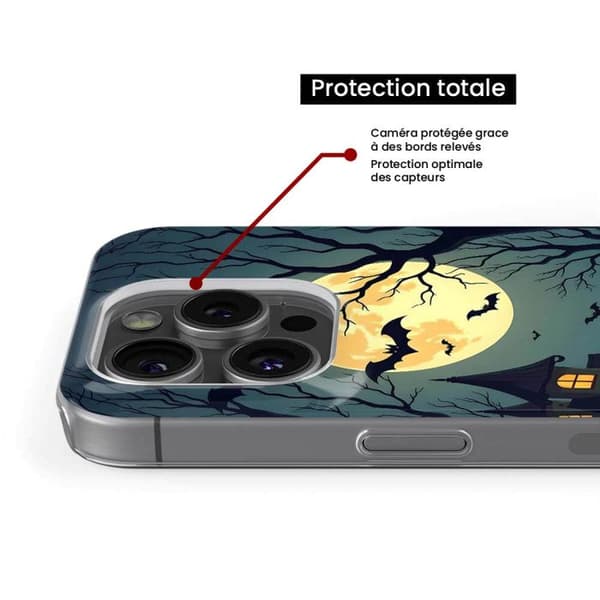 Silicone-designskal - 1001 skal - iPhone SE - Flerfärgad - Spöklik - Optimal skydd