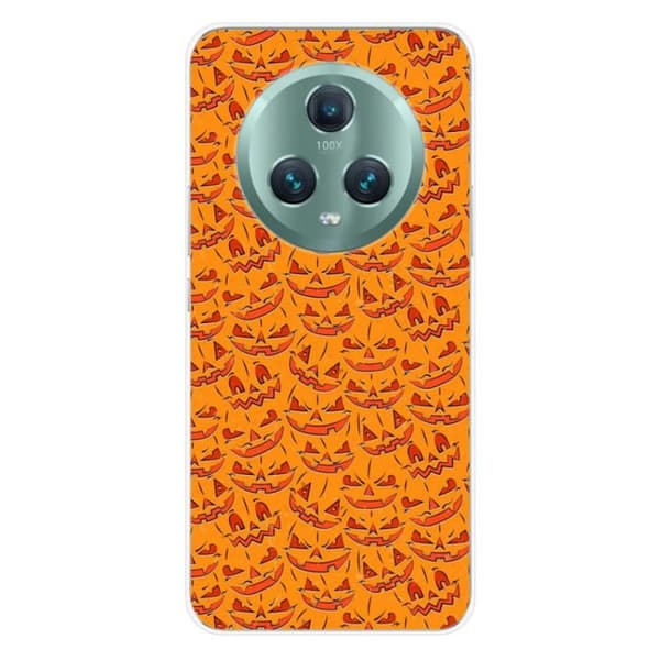 Tryckt silikonfodral som är kompatibelt med Huawei Honor Magic 5 Pro 5G HA Pumpkins