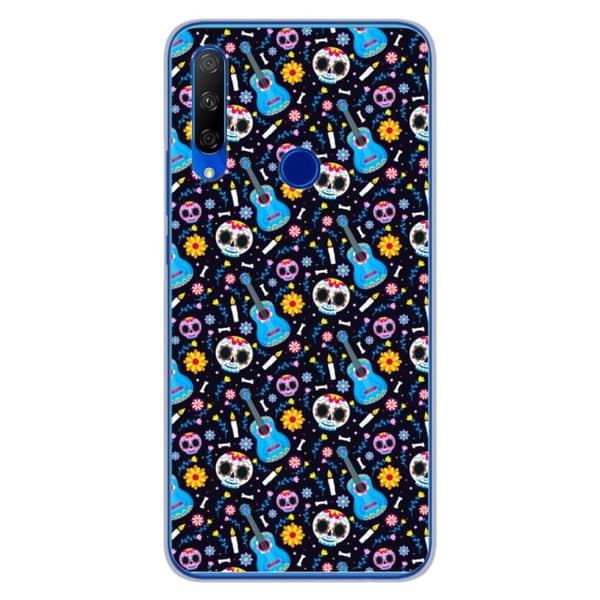 Siliconfodral med tryck - Huawei - Honor 9X - Flerfärgad - Optimal skydd - TPU Gel