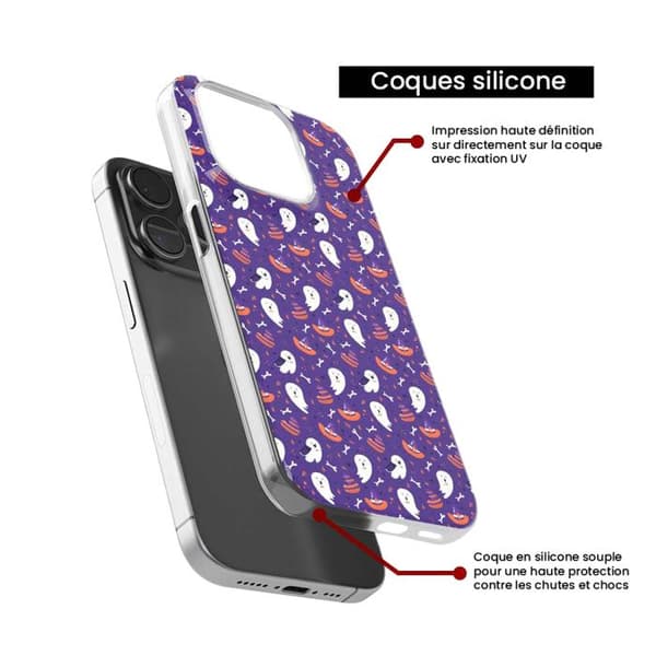 Silicone-skal i flerfärg med tryck - Huawei - Honor X8A - Optimal skydd - Stötdämpning