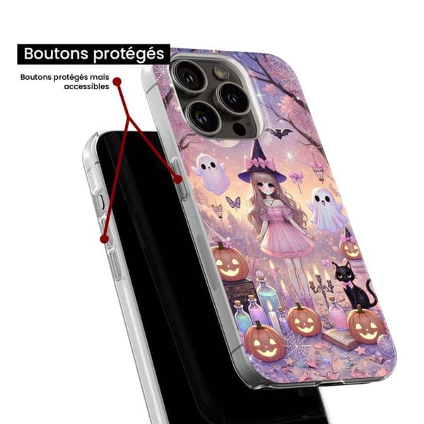 Tryckt silikonfodral kompatibelt Apple iPhone SE 2020 iPhone SE 2022 HA Mangalloween