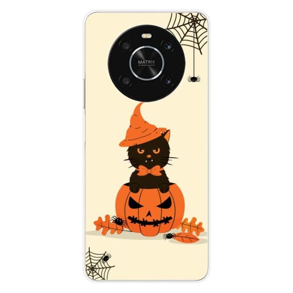 Siliconefodral med tryck - Huawei - Honor X9 4G - Flerfärgad - Semihård - Challoween