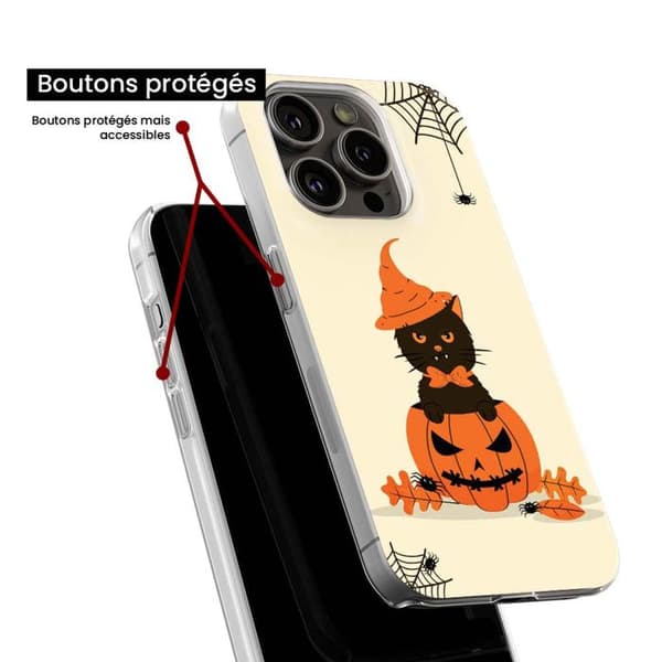 Silikonskal med tryck - Huawei - Honor 9 Lite - Flerfärgad - Halloween-mönster - Optimal skydd