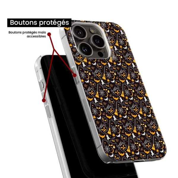 Siliconfärgad tryckt skal - 1001 skal - Galaxy Note 10 Plus - Mönstrad - Halloween - Semi-rigid