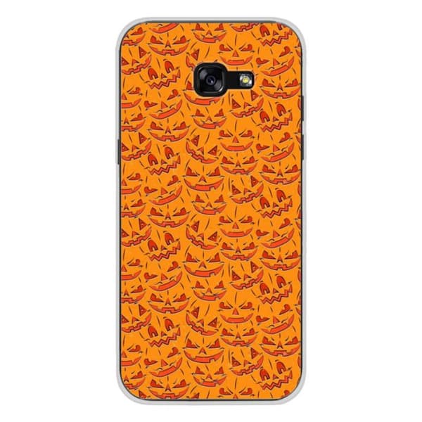 Tryckt silikonfodral som är kompatibelt med Samsung Galaxy A3 2017 HA Pumpkins