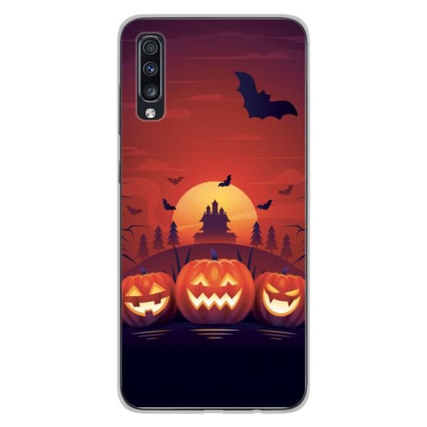 Tryckta silikonskal - 1001 skal - Galaxy A70 - Flerfärgad - Optimalt skydd - Stötdämpning