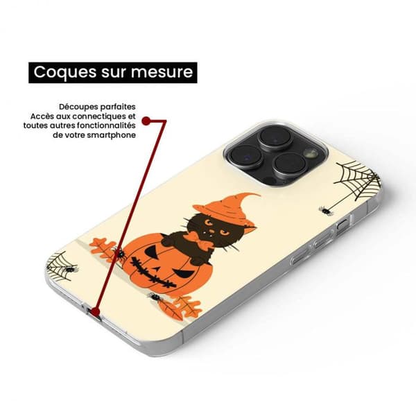 Siliconehölje med tryck - 1001 höljen - Galaxy A03 - Flerfärgad - Halloween-mönster - Semi-hård