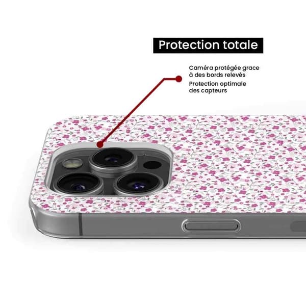 Siliconfodral i mönstrad design - 1001 fodral - Samsung Galaxy A55 5G - Mönster av vild liberty - Optimal skydd